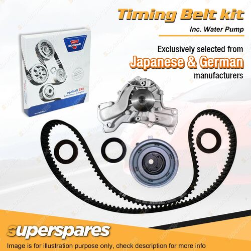 Timing Belt Kit Inc Water Pump for Toyota Landcruiser PZJ70 73 HZJ80R 70R 105R