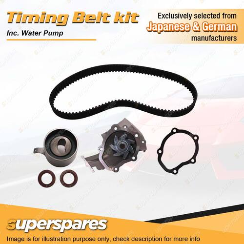 Superspares Timing Belt Kit & Water Pump for Daewoo Matiz 796cc 3cyl SOHC