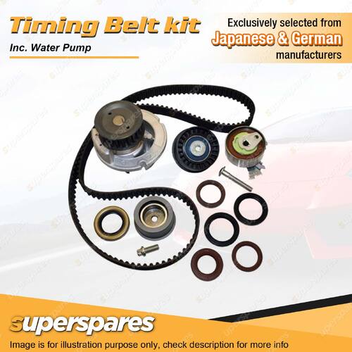 Superspares Timing Belt & Water Pump Kit for Holden Astra TS AH Barina XC Tigra