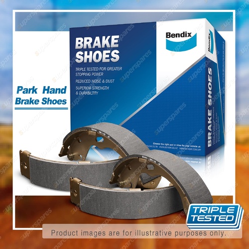 4 Bendix Rear Parking Brake Shoes for Jeep Cherokee KK Gladiator Wrangler JK JL