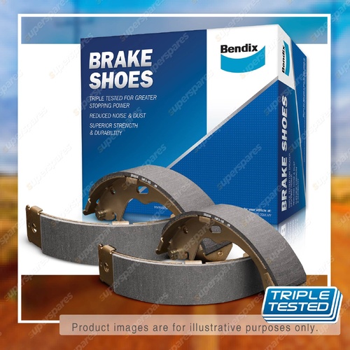 4Pcs Bendix Rear Brake Shoes for Nissan Terrano R20 2.4L 2.7L 1997-10/1999
