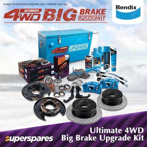 Bendix Rear ULT4WD Big Brake Upgrade Kit for Toyota Land Cruiser HZJ HDJ FZJ 79