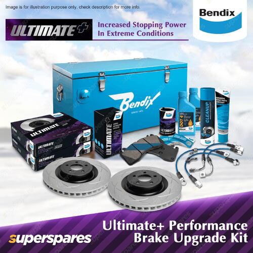 Bendix Front ULT+ Brake Upgrade Kit for Subaru BRZ Z1 2.0L 277mm Brake Rotors