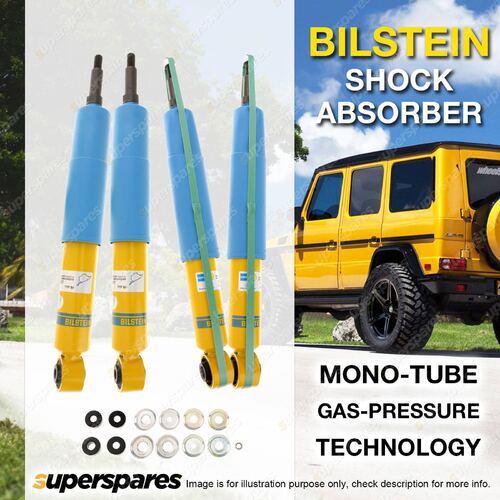 F + R Bilstein Shock Absorbers for Toyota Landcruiser 100 Series Wagon IFS