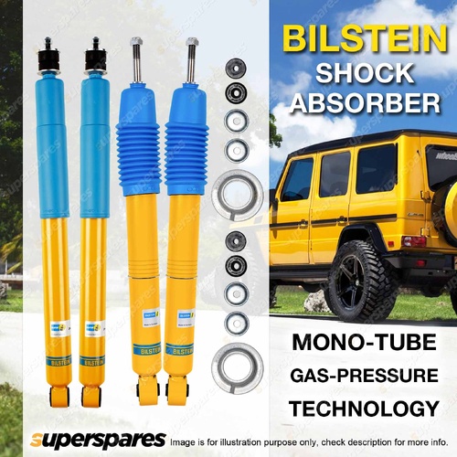 Front + Rear Bilstein B6 Shock Absorbers for Isuzu MU-X GEN 1 07/2021-ON