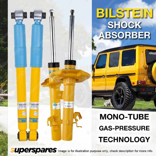 Front + Rear Bilstein B6 Shock Absorbers for Nissan X-Trail T32 4WD 2013-2021