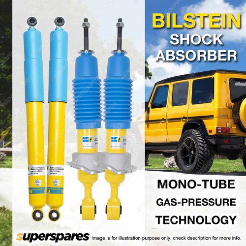 Front + Rear Bilstein B6 Shock Absorbers for Nissan Navara D23 2015-ON