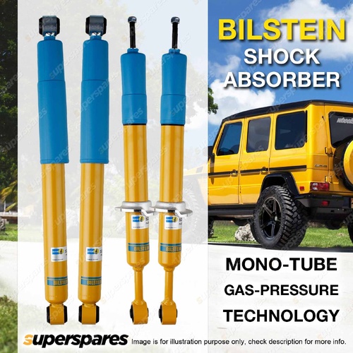Front + Rear Bilstein B6 Shock Absorbers for Toyota Hilux N80 2016-ON