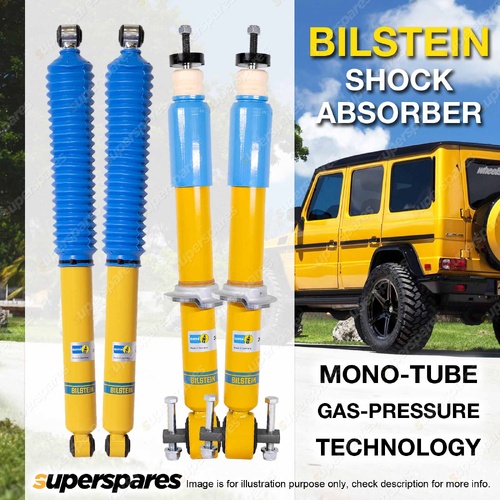 F + R Bilstein B6 Shock Absorbers for Volkswagen Amarok GEN 2 4WD 2023-ON