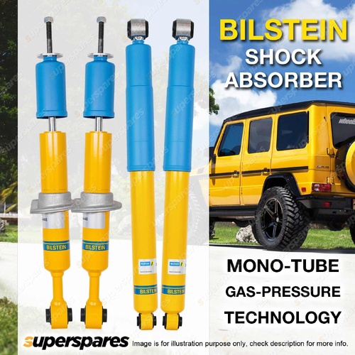 Front+Rear Bilstein B6 0-2" Lift Shock Absorbers for Mitsubishi Triton MV 24-on