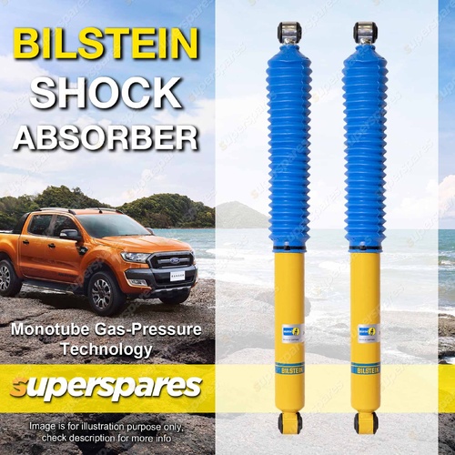 2 x Bilstein B6 0-2" Lift Rear Shock Absorbers for Ford Ranger PY 2022-ON