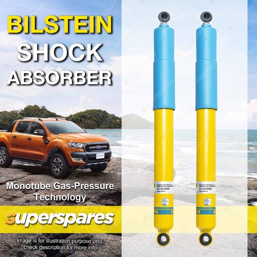 2 x Bilstein B6 0-2" Lift Rear Shock Absorbers for Nissan Navara D23 2015-ON