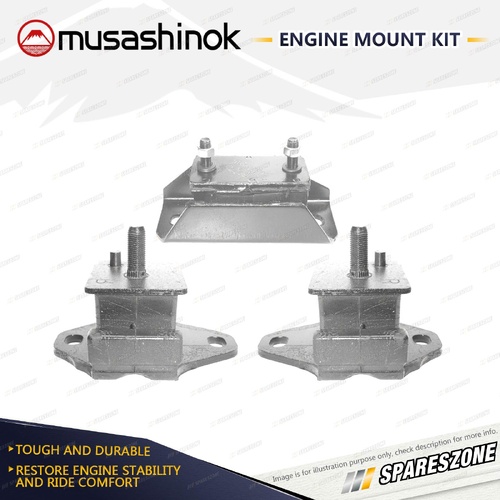 Front + Rear Engine Mount Kit for Honda Passport 3.2L V6 4WD 6VD1 95-97 Auto Man