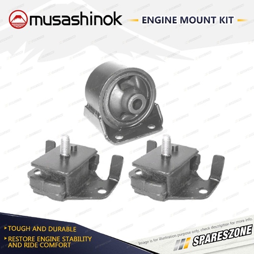 Front + Rear Engine Mount Kit for Toyota Hiace LH 103 113 125 162 172 89-98 Man.