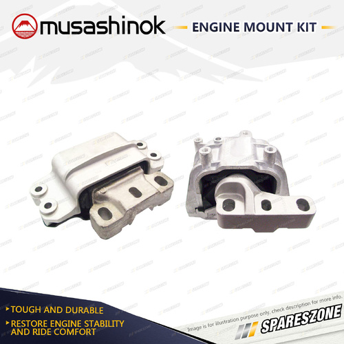 LH + RH Engine Mount for Audi A3 8P 1.6TDI 4Cyl Turbo Diesel CAYC 11-13 Manual