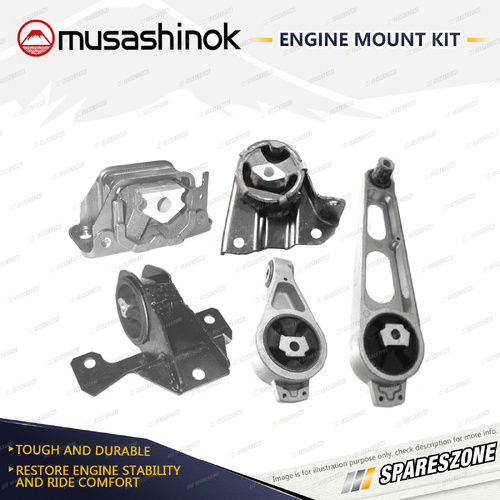 Full Engine Mount Kit for Chrysler Neon JB PL200 2.0L 4Cyl S4RE YD5 99-02 Manual