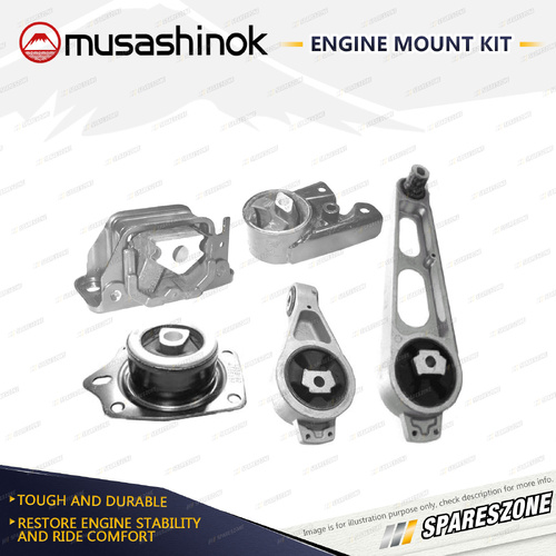 Full Engine Mount Kit Type1 for Chrysler Neon JB PL200 2.0L S4RE YD5 99-02 Auto
