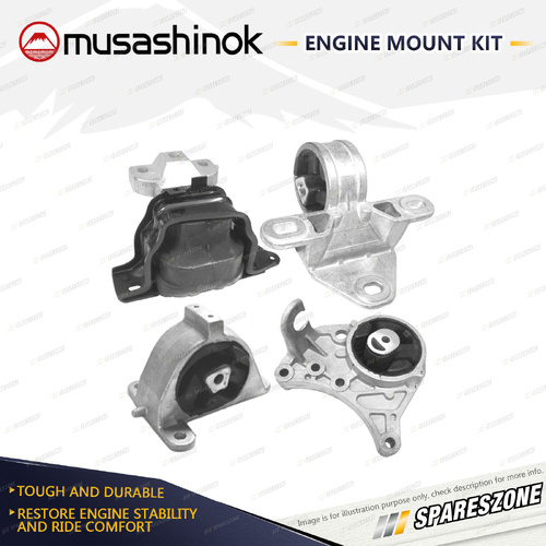 Full Engine Mount Kit for Chrysler Grand Voyager RG 3.3L FWD AWD EGA 01-08 Auto