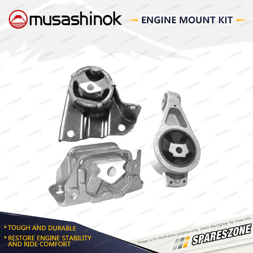 LH + RH Mid + RH Top Engine Mount for Chrysler Neon JA 2.0L S4RE 96-99 Manual