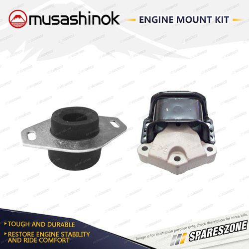 Front LH + RH Engine Mount for Citroen C4 1.6L 4Cyl EP6CDT 11-13 Auto & Man