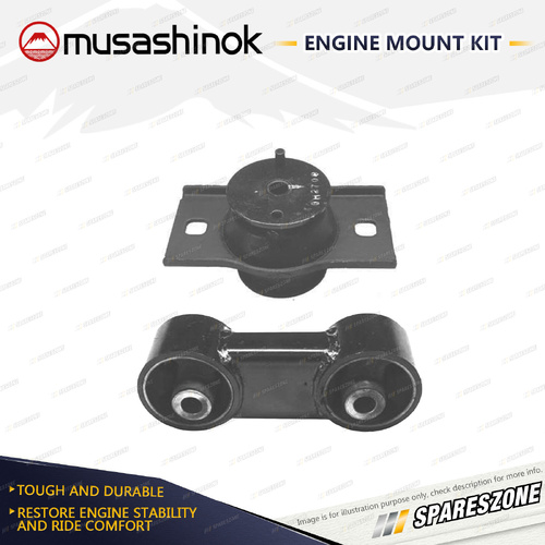 LH + RH Engine Mount Kit for Daewoo Matiz M100 796cc 3Cyl F8CV 99-04 Manual