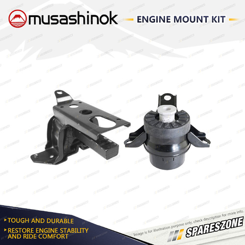 LH + RH Engine Mount for Daihatsu Sirion M301S 1.3L 4Cyl K3VE 05-06 Auto & Man