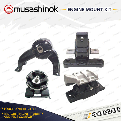 Musashinok Full Engine Mount Kit for Dodge Journey JC 2.7L V6 EER 9/08-1/12 Auto