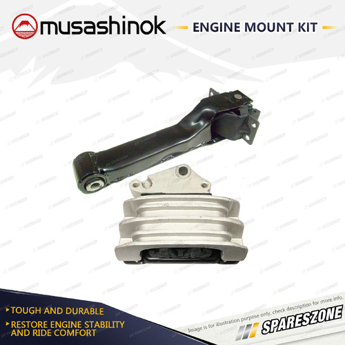 Rear Rod + LH Engine Mount Kit for Ford Transit VM VN 2.2L 4Cyl FWD 06-18 Manual