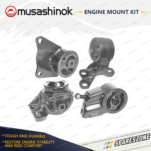 Full Engine Mount Kit for Ford Telstar AT AV 2.0L 2.2L FE F2 87-92 3 Speed Auto