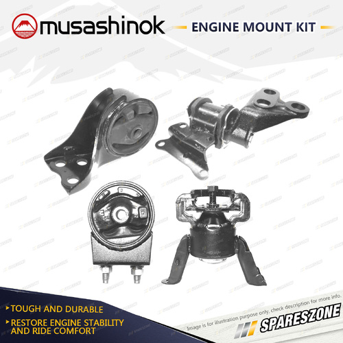 Full Engine Mount Kit with Bracket for Ford Laser KJ 1.6 1.8L B6 BP 94-99 Manual