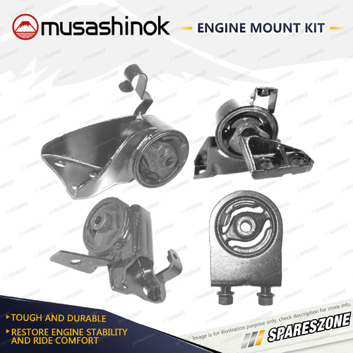 Musashinok Full Engine Mount Kit for Ford Laser KN KQ SR2 1.8L 2.0L 98-02 Auto