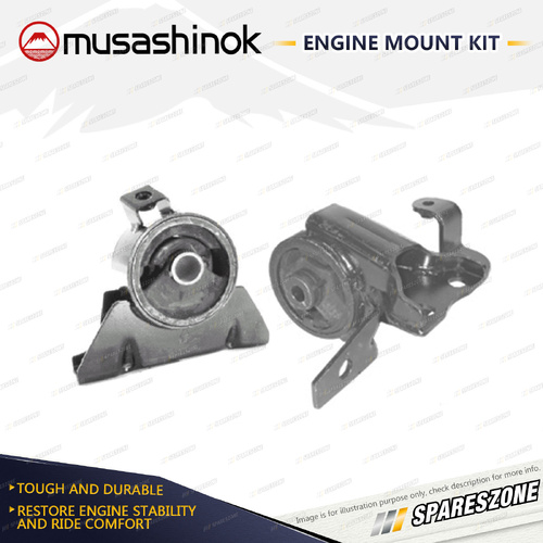 Musashinok LH + RH Engine Mount Kit for Ford Laser KN KQ 1.8L 4Cyl FP 98-02 Auto