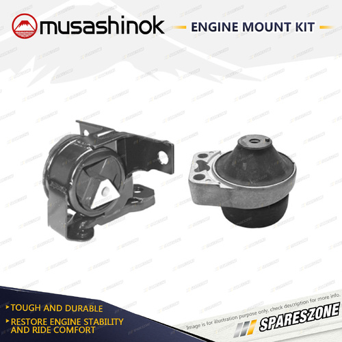 Musashinok LH + RH Engine Mount for Ford Mondeo HD HE 2.0L 4Cyl ZH20 99-01 Auto