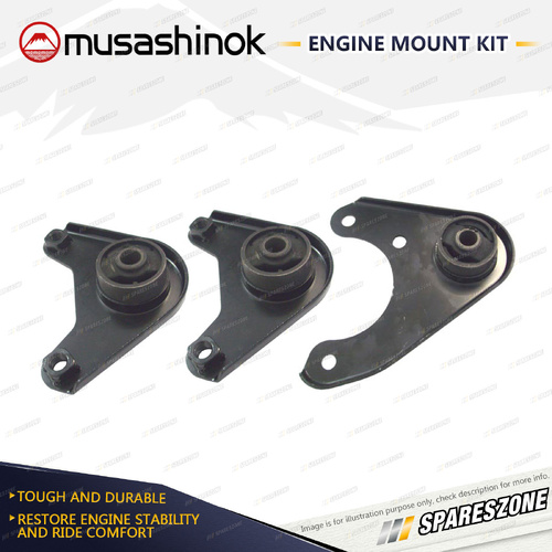 Musashinok Full Engine Mount Kit for Ford Escape BA ZA ZB 3.0L AWD AJ 01-06 Auto
