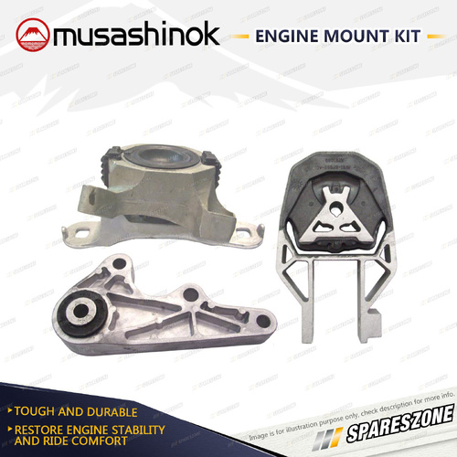 Full Engine Mount Kit for Ford Focus LS LT LV 2.5L 5Cyl B5254T 06-12 Manual
