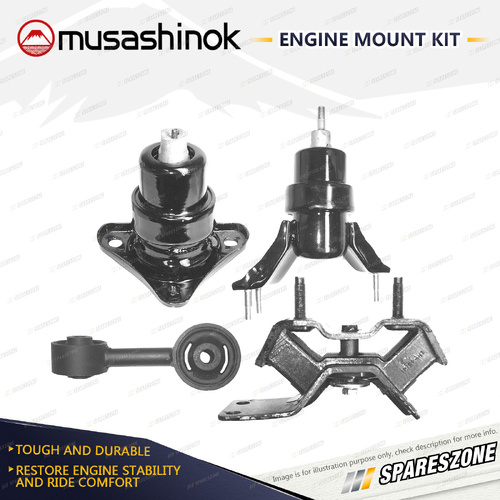 Musashinok Full Engine Mount Kit for Holden Apollo JM JP 2.2L 5SFE 93-97 Auto