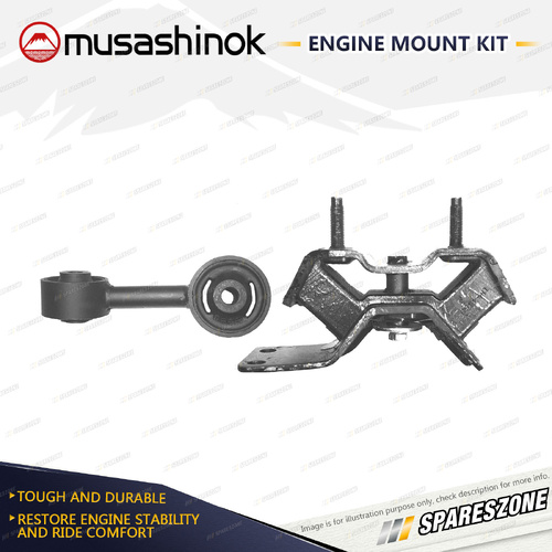 Musashinok LH + RH Engine Mount for Holden Apollo JM JP 2.2L 5SFE 93-97 Auto