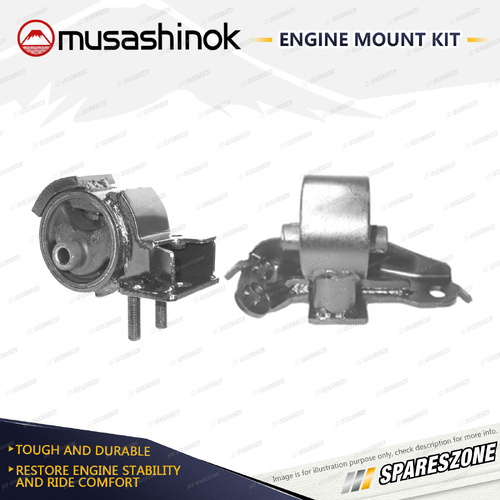 LH + RH Engine Mount for Holden Nova LE LF 1.6L 4Cyl 4AFC 4AFE 89-94 Auto & Man