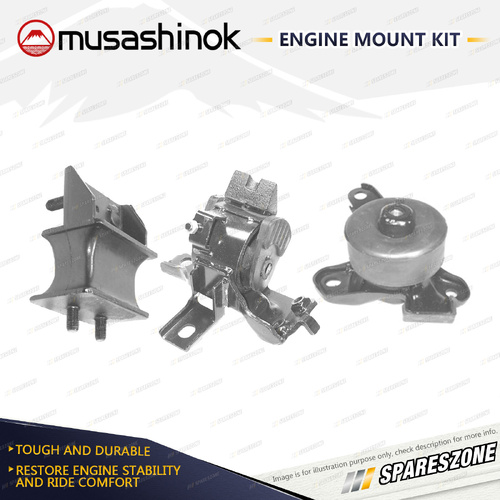 LH + RH + Mid Engine Mount for Holden Apollo JK JL 2.0L 3SFC 3SFE 89-93 Auto