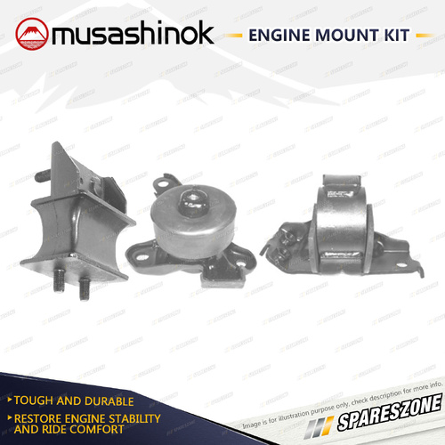 LH + RH + Mid Engine Mount for Holden Apollo JK JL 2.0L 3SFC 3SFE 89-93 Manual