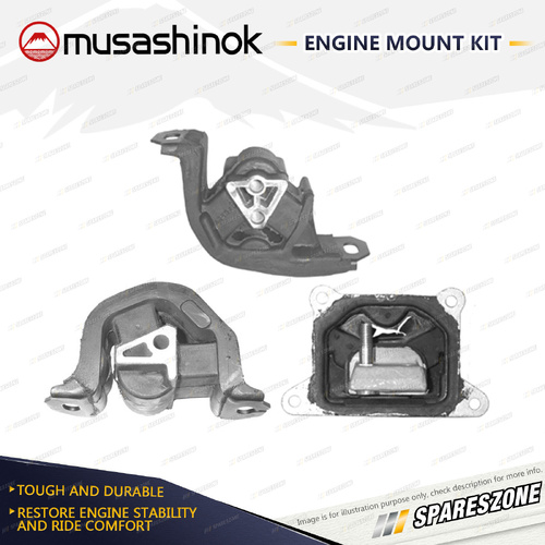 Full Engine Mount Kit for Holden Barina SB 1.4L 4Cyl C14NZ 94-97 Auto & Man