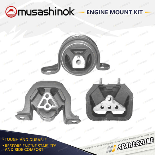 Full Engine Mount Kit for Holden Calibra YE95 2.0L 4Cyl X20XEV 95-97 Auto & Man