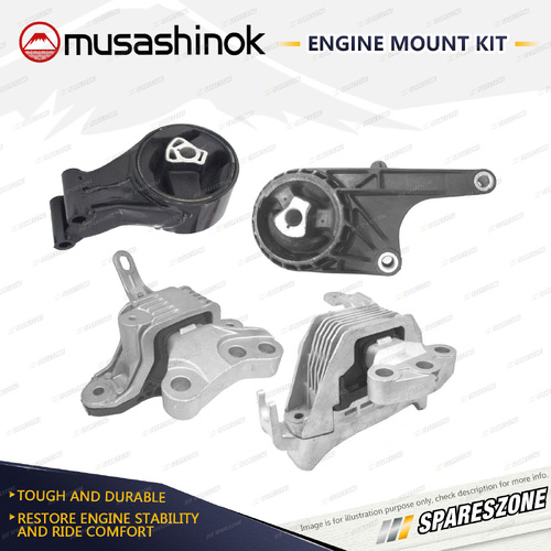 Musashinok Full Engine Mount Kit for Holden Cruze JG JH 1.8L F18D4 09-14 Manual