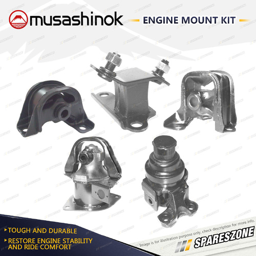 Full Engine Mount Kit for Honda Odyssey RA3 2.3L F23A F23A7 97-00 Auto 2 Bolt