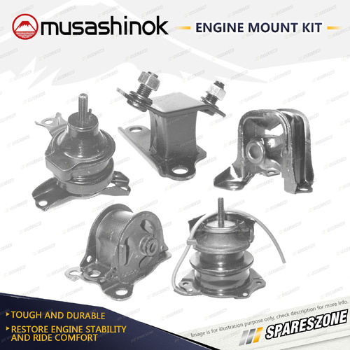 Full Engine Mount Kit for Honda Odyssey RA6 2.3L F23A 99-04 Front 2 Bolt