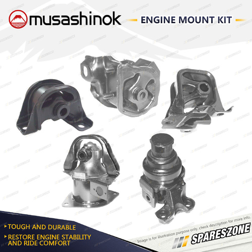 Full Engine Mount Kit for Honda Odyssey RA2 2.2L 4Cyl 4WD F22B F22B6 94-97 Auto