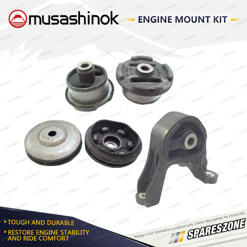 Musashinok Rear Differential Mount Kit for Honda CRV RE4 RM4 2.4L 4Cyl 06-17