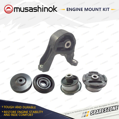 Musashinok Rear Differential Mount Kit for Honda Civic ES1 EU3 1.7L 4Cyl 00-06