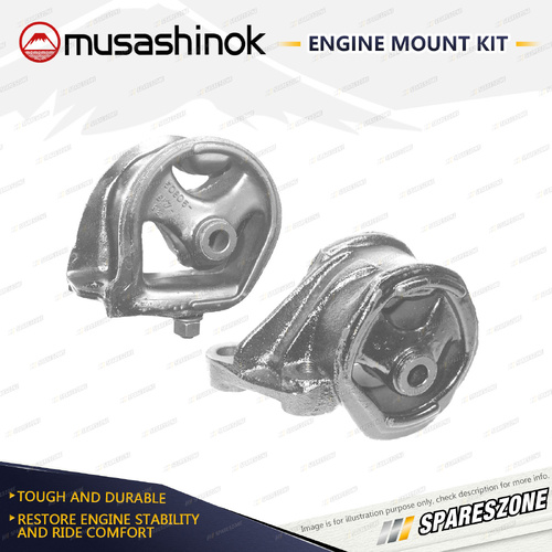 LH + RH Engine Mount Kit for Honda CRX ED9 Integra DA9 1.6L 1.8L 87-93 Auto