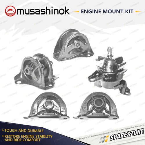 Full Engine Mount Kit for Honda Civic EK4 EM1 CRV RD1 1.6L 2.0L 95-01 Manual